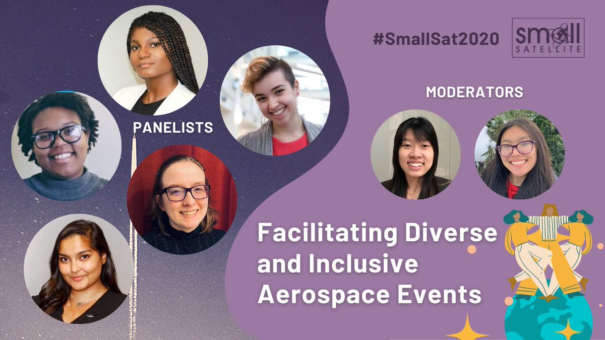 caro_in_space's tweet photo. The video is now available for our diversity &amp; inclusion roundtable discussion at #SmallSat2020. 

Themes of the discussion: cultural inclusion, SciAccess and accessible science, @sedsusa diversity initiatives and future work, being "othered".

--> https://t.co/sgmvsAyzdv https://t.co/kmxRAoeQHz