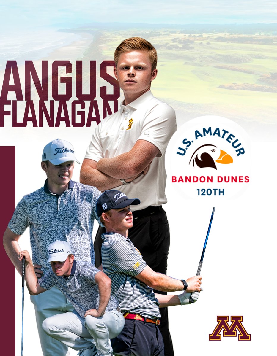 Good luck today to <a href="/AngusFlanagan/">Angus Flanagan</a> as he begins play at the #USAmateur at 1:57 p.m. CT!

Today is the first of two days of 18-hole stroke play with the top 64 advancing to Match Play.

#CommitNorth

Live scoring: z.umn.edu/5qck
