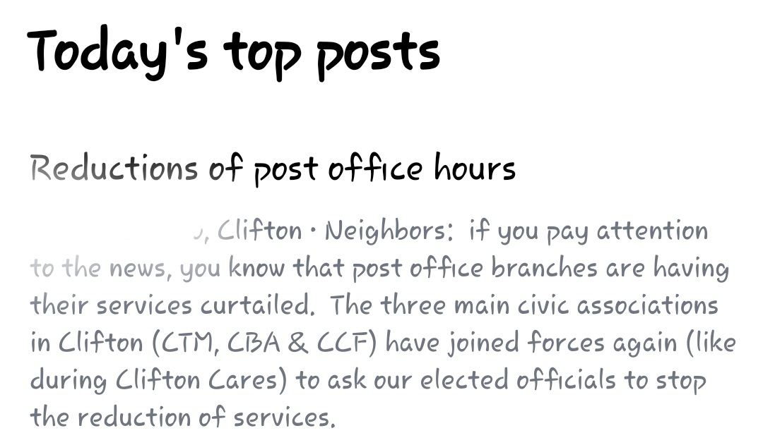 LeeNoVoice's tweet photo. Who's Postal Offices are reducing hours?
This is a move to delegitimize the Postal Service and structuring it for a sale off.

#SaveTheCommons
#SaveTheUSPS
#PostalService 📫 https://t.co/vduyBNdD4M