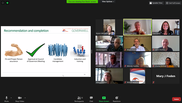 DonnaWrigleyNHS's tweet photo. .@PennineCareNHS We are in the process of recruiting new NEDs and a number of governors completed NED Recruitment Training to enable them to be well equipped during the process. @NHSProviders delivered their first virtual recruitment training session, great interaction. https://t.co/okgwi8lAvo