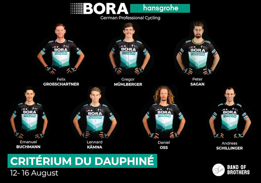 🇫🇷 #Dauphiné The @dauphine is almost here! We're lining up at the five-day stage race with: 🇩🇪 @EmuBuchmann 🇦🇹 @gro_felix 🇩🇪 @lennardkaemna 🇦🇹 @muehlberger_94 🇮🇹 @Daniel87Oss 🇸🇰 @petosagan  🇩🇪 @andi_schilli