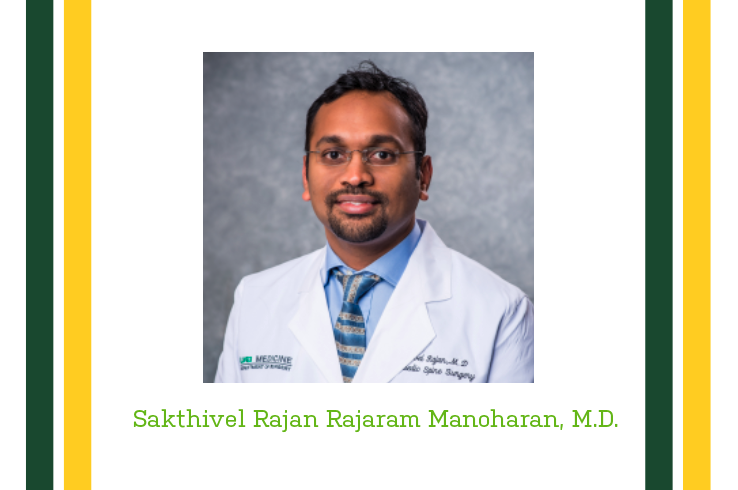 UABOrtho's tweet photo. Dr. Rajaram's clinical practice is primarily dedicated to all aspects of spinal disorders and general trauma. He trains and teaches medical students and orthopedic residents, and he also serves as a mentor for the spine fellowship.

https://t.co/ALCVWlm9Qn
#MeettheTeamMonday https://t.co/Y1MkTENVKB