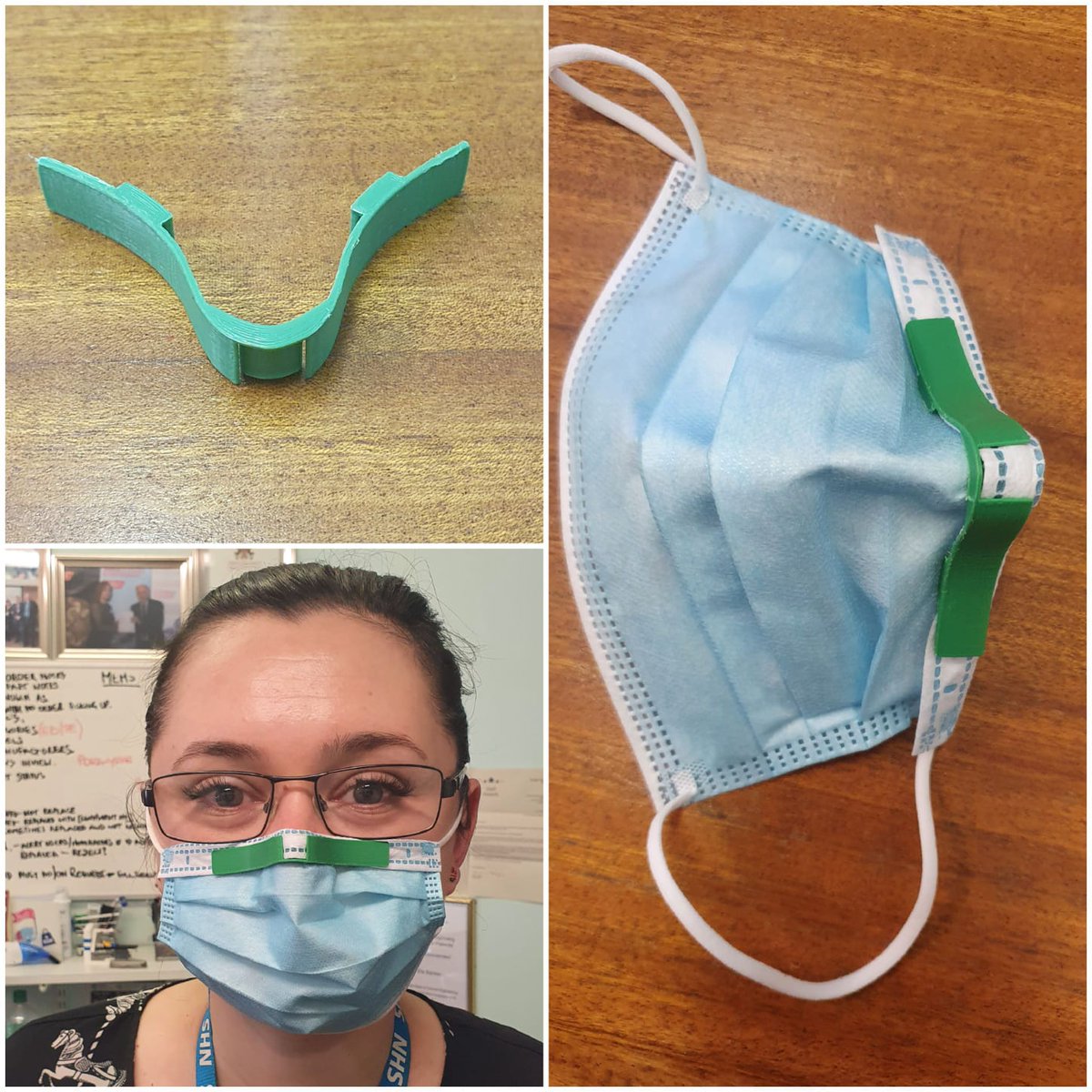 Ela (@bardanela) on Twitter photo 🧐👓Clinical Engineering are now 3D printing anti-foggers for our colleagues that wear glasses. Treated as a piece of our uniform to achieve IPC excellence. No more steaming up! #ClinicalEngineering 🚫♨️
<a href="/yavenushca/">Yavenushca</a> @v8cfr <a href="/paulm39/">Paul Matthew</a> <a href="/SimonEvansNHS/">Simon</a> <a href="/MorganCEO/">Andrew Morgan</a> 🧐👓Clinical Engineering are now 3D printing anti-foggers for our colleagues that wear glasses. Treated as a piece of our uniform to achieve IPC excellence. No more steaming up! #ClinicalEngineering 🚫♨️
<a href="/yavenushca/">Yavenushca</a> @v8cfr <a href="/paulm39/">Paul Matthew</a> <a href="/SimonEvansNHS/">Simon</a> <a href="/MorganCEO/">Andrew Morgan</a>