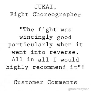 RoninTraynor's tweet photo. @BETCamberwell @justenbennett @j_cullingford @ryanwichert @maxreeswilson @Paula_James Loved doing the fights for this and got some really nice reviews https://t.co/b2Nl0BMJBN