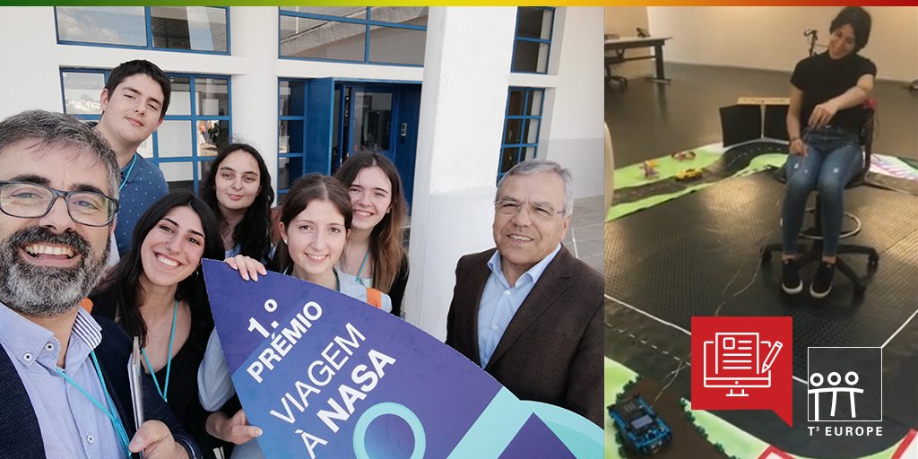If you dream you can go to <a href="/NASA/">NASA</a>! Telepathy Physics project, a wheelchair controlled by head movements won 5 portuguese students and teacher <a href="/Alexand36931573/">Alexandre Gomes</a> a trip to NASA. Read about this exciting project with TI #STEM technology here: bit.ly/3huN1me #TINspiringSTEM