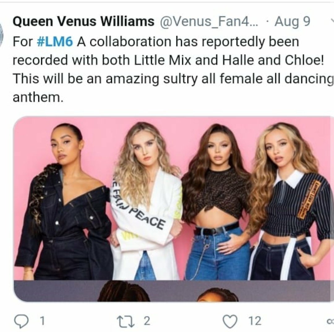 liittlemixnews's tweet photo. Collaborations with Halle and Chloe have been Registered with Little Mix! These could be a Couple of Collaborations in the Pipeline or Confirmed!  @Littlemix #LMHoliday
#LittleMix https://t.co/1VQ4CWIIje