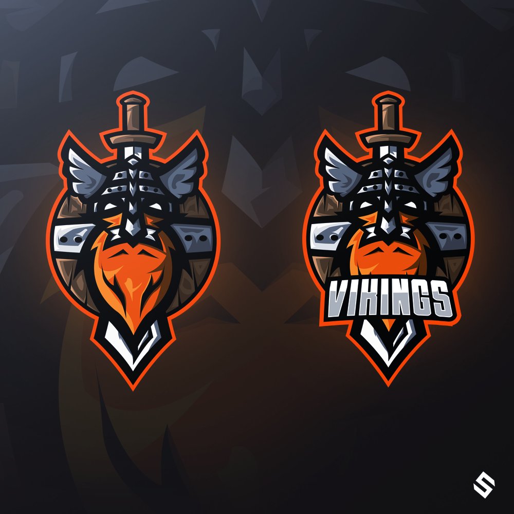 SoLo_ArtZz's tweet photo. new vikings mascot logo 

pls like &amp; rts if u like it https://t.co/GlUfSp2I20