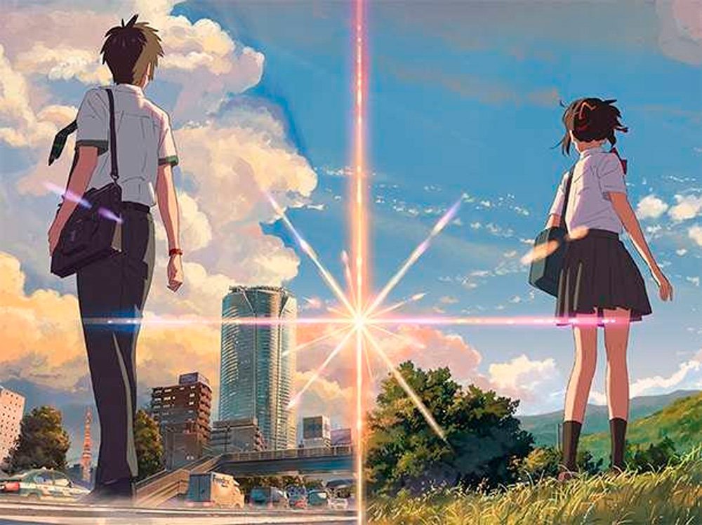 ShaN_707's tweet photo. "kimi no na wa"
( your name )
              -taki and mitsuha https://t.co/cR8felul8p