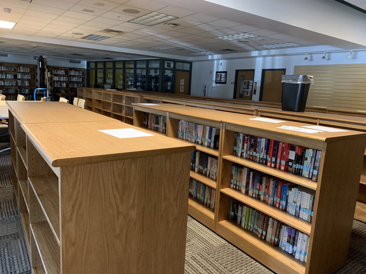 bvlibraries's tweet image. Back to work today, checking on summer projects. New mobile shelving @bvwlibrary and @BVHLibrary looks amazing! 2020 bond means all libraries will be outfitted with this over time. The flexibility it creates is SO important and needed! Thank you @bvschools! #librarystrong