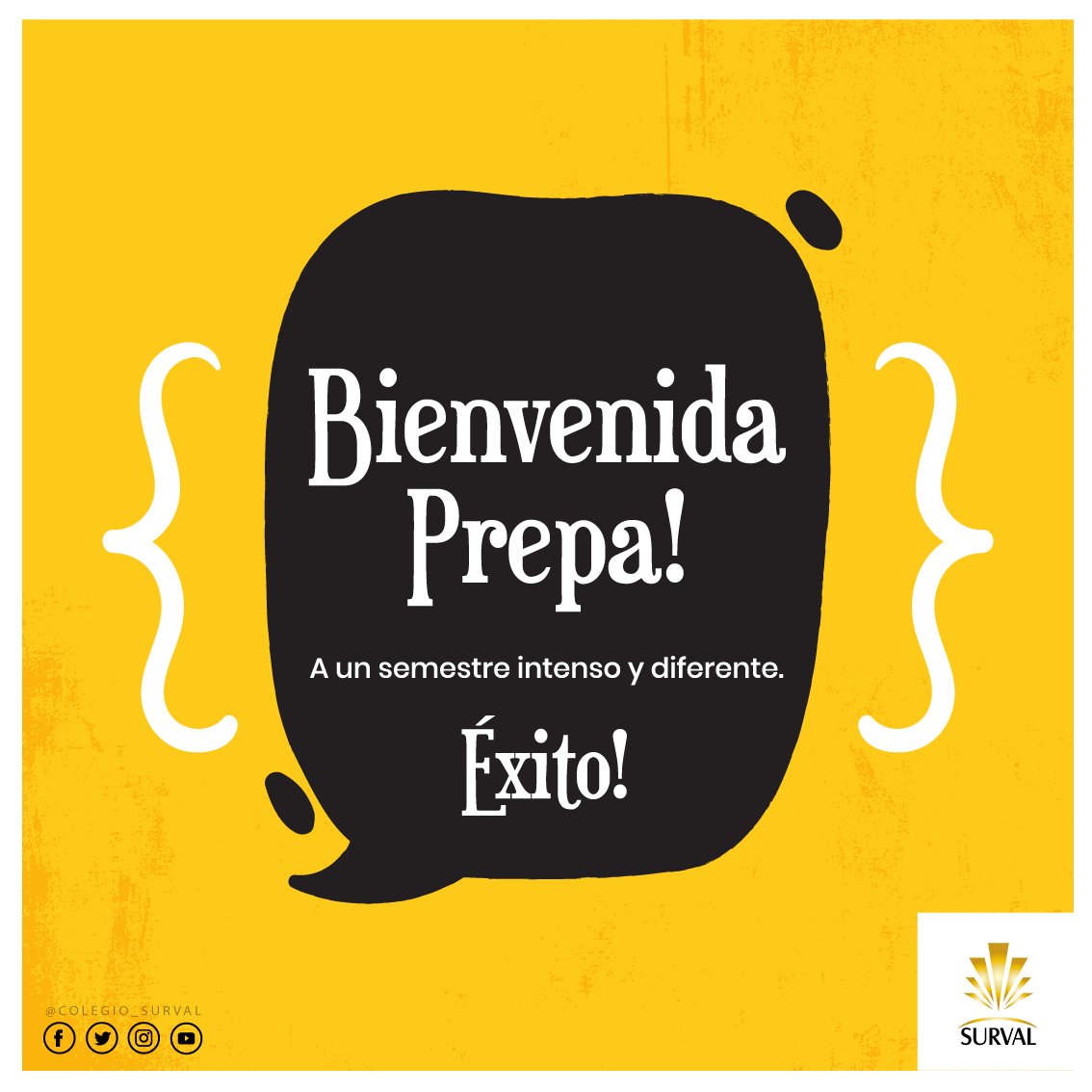 ColegioSurval's tweet photo. Welcome HIGH-SCHOOL @colegio_surval 2020-2021... #covid_19 #backtoschool https://t.co/AI6Nt03RSs