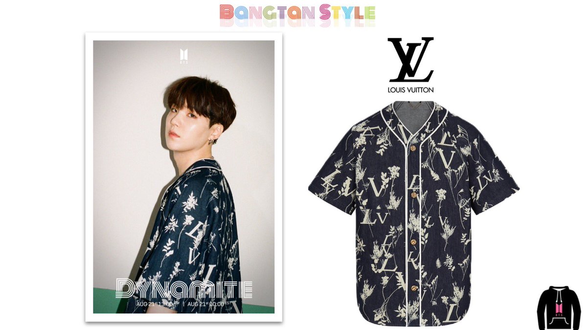 Louis Vuitton Louis Vuitton Denim Leaf Baseball Jersey