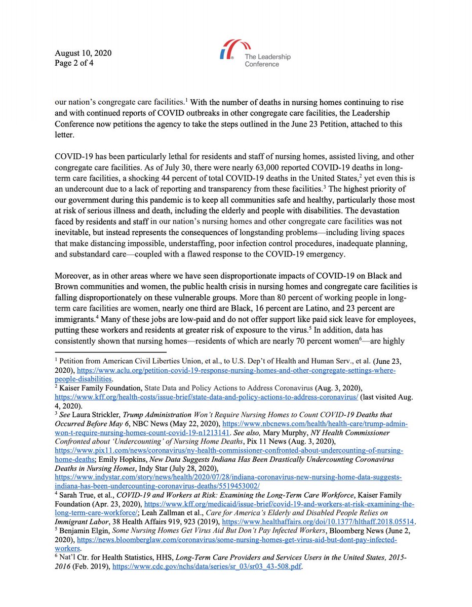 Screenshot of page 2 of our letter. The full text is linked in the original tweet.