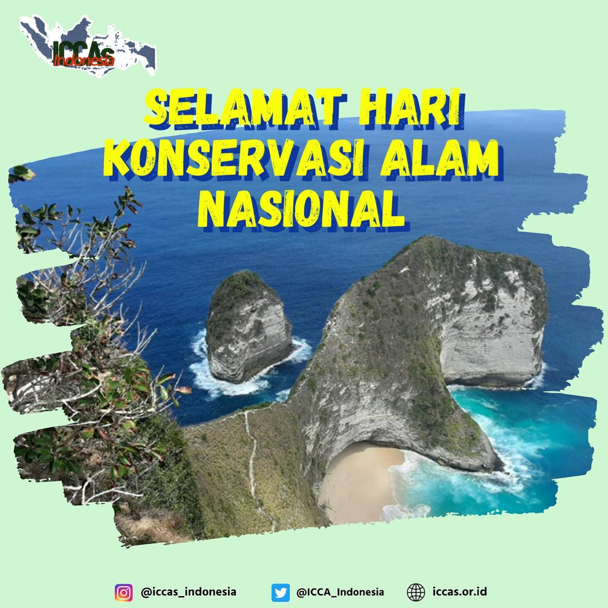 Selamat Hari Konservasi Alam Nasional! Yuk gerakan #konservasigotongroyong yang inklusif dan berkeadilan!