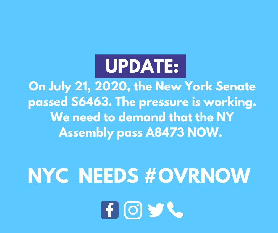 YVoteNY's tweet photo. It’s time to have the talk. Yes, the talk about #OnlineVoterRegistration And it’s time to have it w your State Assembly Members. They need to hear from you about why it’s important, how it’s standing in the way of young New Yorkers voting, &amp; what a difference it can make. #OVRNOW https://t.co/sCVSIt1RH3