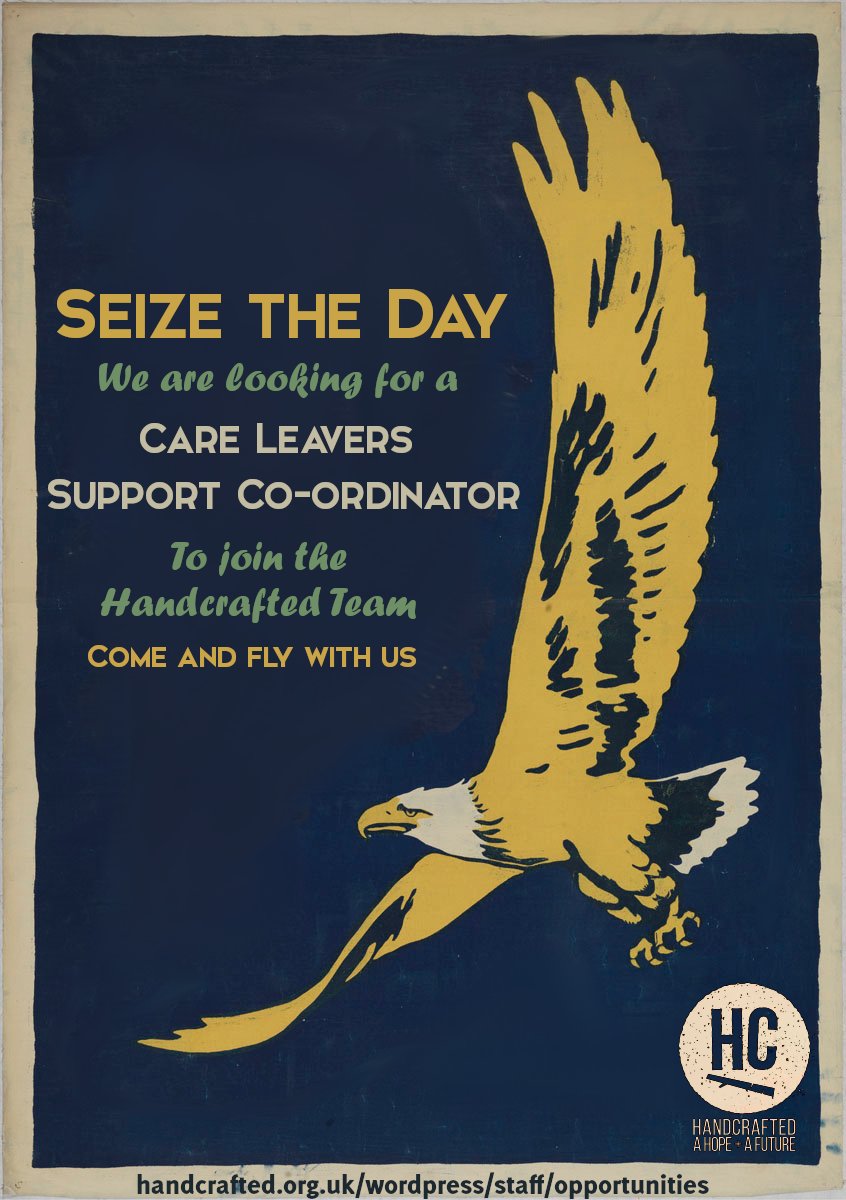 The deadline for applications for our Care Leavers Support Co-ordinator post is this Thursday (13th August). Visit our website for details and to get your recruitment pack asap! handcrafted.org.uk/opportunities/
#charityjobs #supportwork #recruitment