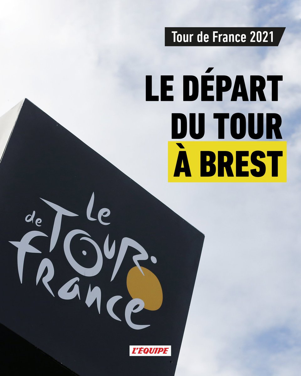 Le Tour 2021 de France s'élancera de Brest, en remplacement du Grand Départ de Copenhague ow.ly/4Iu450AVrxa #TDF2021
