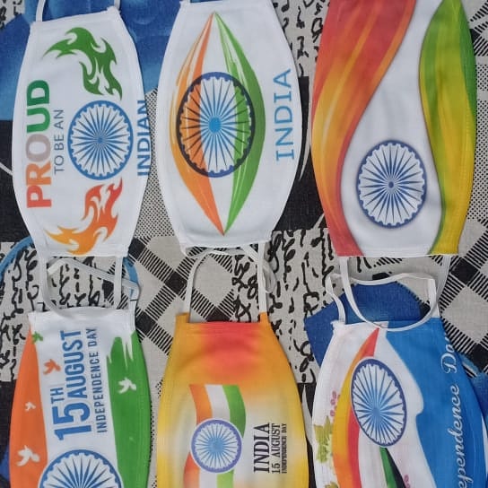 deepinfotech10's tweet image. Get Customized Mask for Independence Day at whole sale prices.Order now at 7080346777