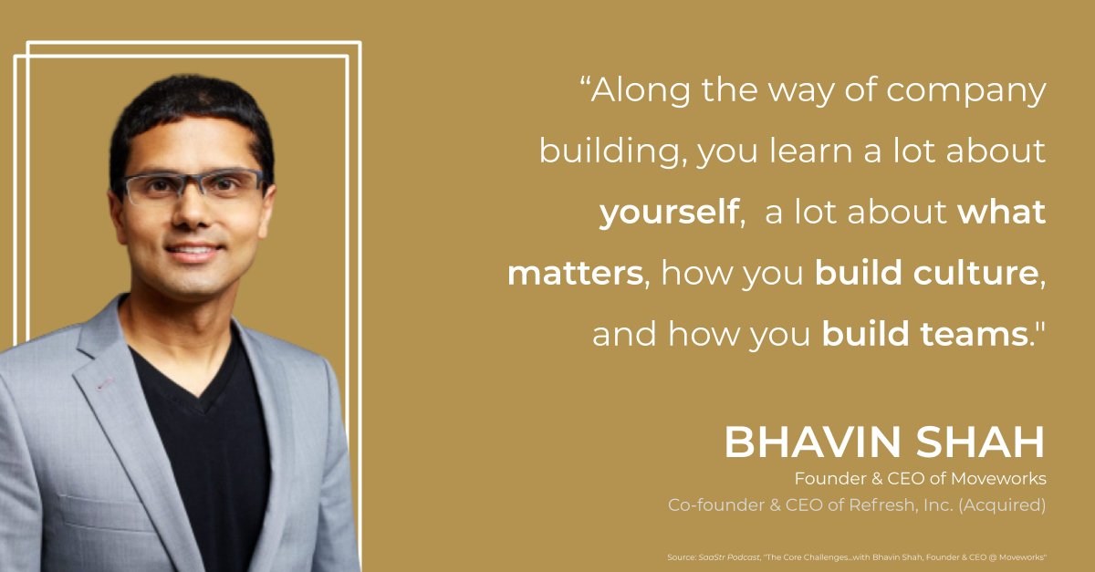 2ndTimeFounders's tweet photo. @bhavinator (Founder &amp; CEO of @moveworks) describes what he learned while creating his company.

What is one thing you have learned through building your company?

#BhavinShah #Moveworks #Refresh #SerialFounder #Entrepreneur #Business #Company #Entrepreneurship #Challenges #Learn https://t.co/vqzSbap02B