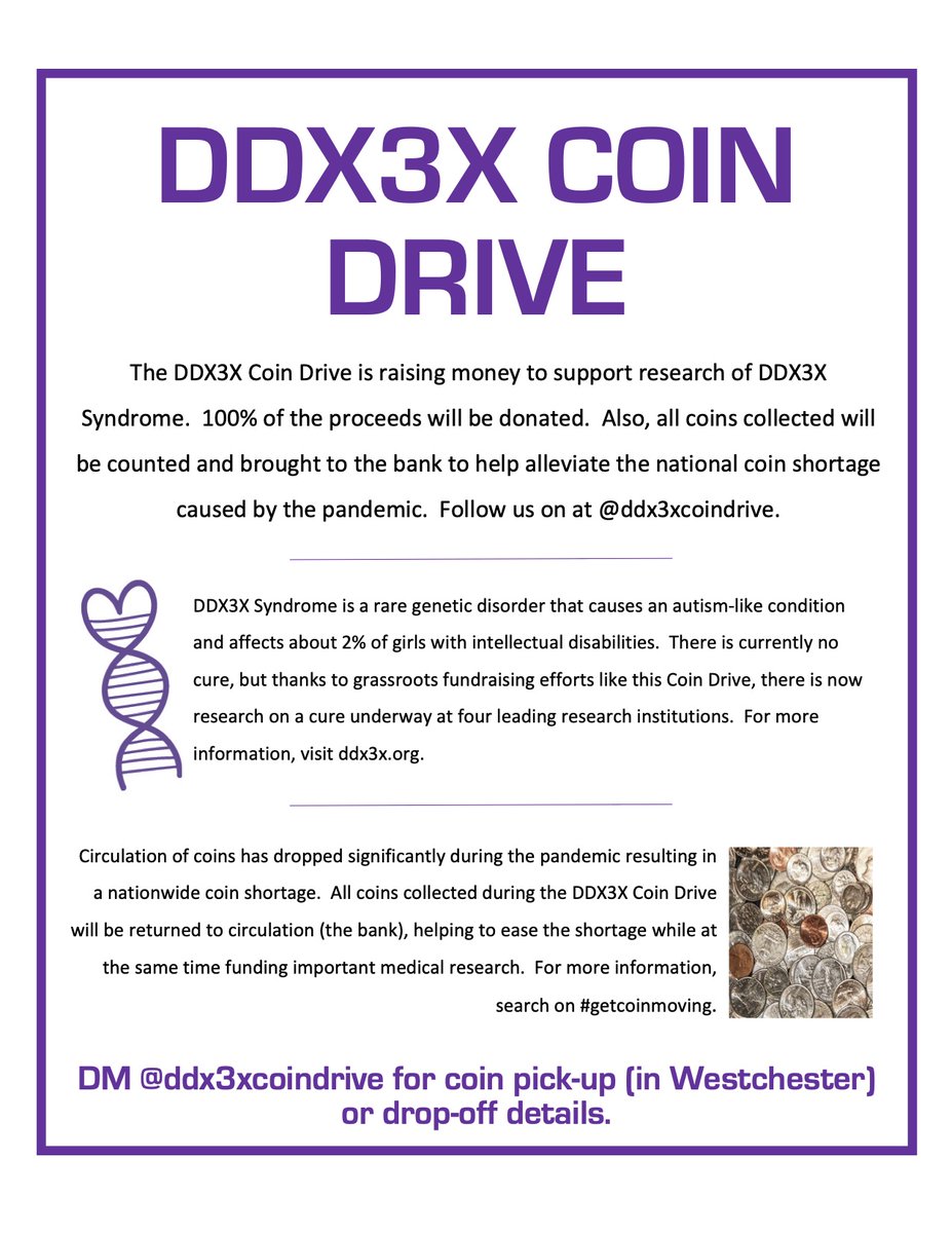 DDX3X Coin Drive tweet media
