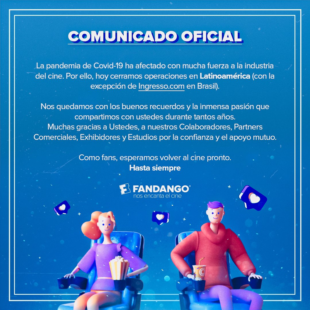 Fandango Latam (@fandangolatam) on Twitter photo 