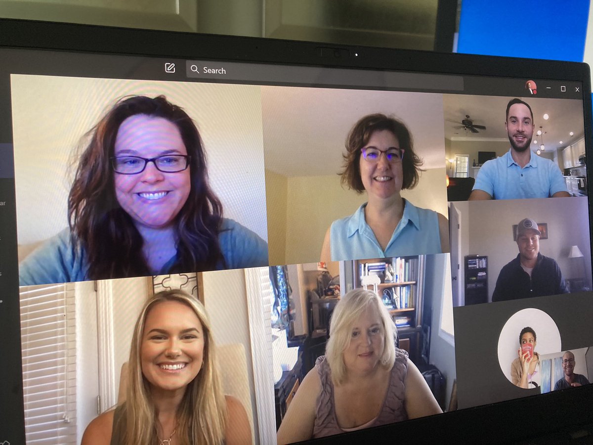 Matt_Kroschel's tweet photo. Our @RedSageAL Monday morning (virtual) production meeting with these fine folks! #Marketing https://t.co/tyRUDgSJow