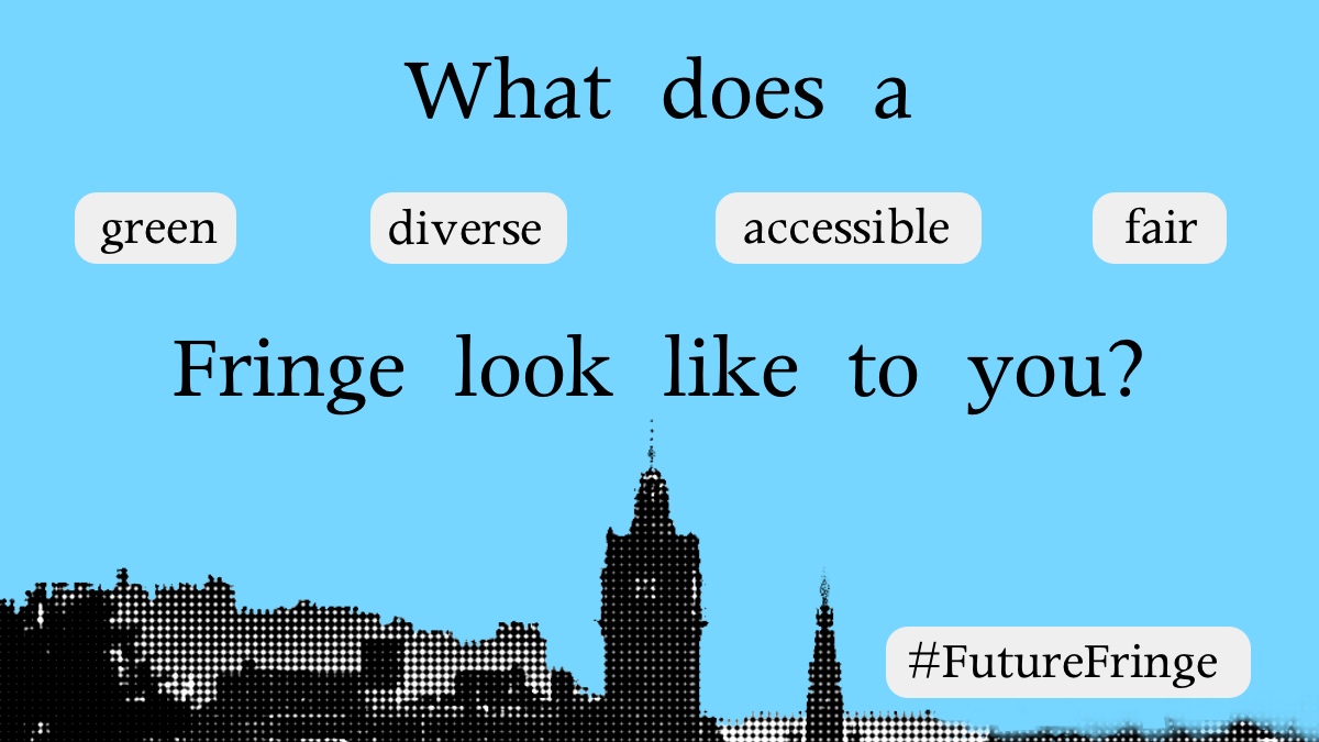 kerrycheek's tweet photo. Panel discussion TOMORROW at 13.00 with @SomewhereEDI, @TSOTFringe, @StagingChange and @edfringe led by @GreenHouse_BI 🌟

Bring your thoughts, visions, questions... let's hear what needs to be done and discuss how we can get there! https://t.co/SWzxCJQWAZ https://t.co/kQ04kqFNA7