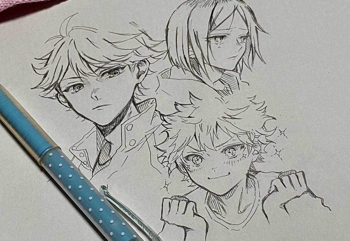 めっちゃ今更ハイキュー見始めました
アニメ観ながら描いたやつ 