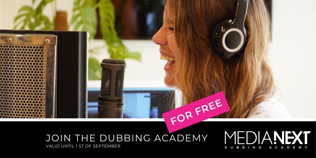 BarnabyWass's tweet image. Escape the summer heat by learning more about the art of dubbing! The #MediaNEXTDubbingAcademy is currently running their Summer Promotion, which means you can enroll FOR FREE! Get your dubbing on and join today! Enroll via link lnkd.in/eXjD8r9 #YourVoiceIsAnInstrument