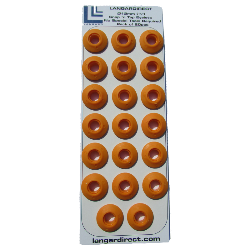 langardirect's tweet photo. Exclusively available at Langardirect only for a limited time, the 12 mm ORANGE Snap N Tap Eyelets, snap yours up here! https://t.co/Gp8ln4pqSp CUT-SNAP-TAP &amp; no special tools required! https://t.co/bvRf9rc1bK