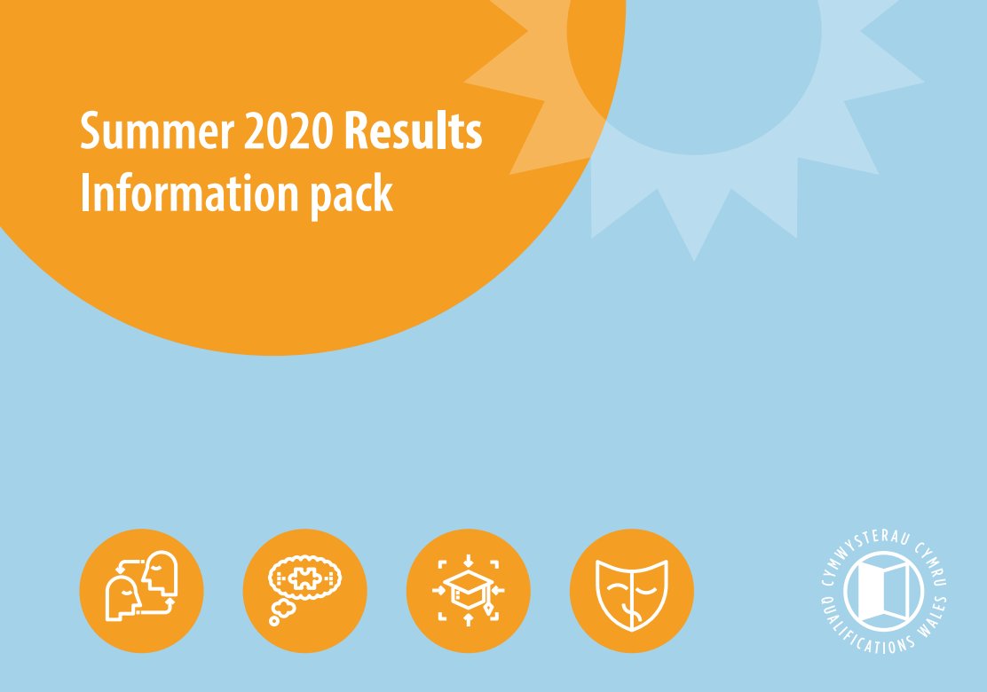 quals_wales's tweet photo. Our Summer 2020 Results Information Pack is now on our website. The pack contains info on:

📊 Standardisation 
🛠️ VQs
⚖️ Fairness and equality
❓ The appeals process
📄 Results days
🪜 Next steps

Find it here - https://t.co/s2ORPPWzLE https://t.co/hYuJwpf6gk