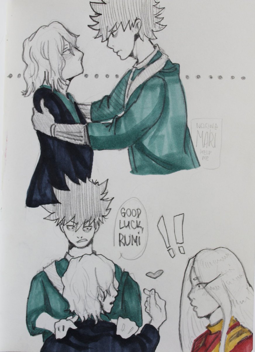 leronssy's tweet photo. Day 3: Hogwartz au
Двольно сомнительно го качества контент, увы
#dustbunnyweek #dustbunny #bnha #shigaraki #miruko https://t.co/hkHBIMSPR0
