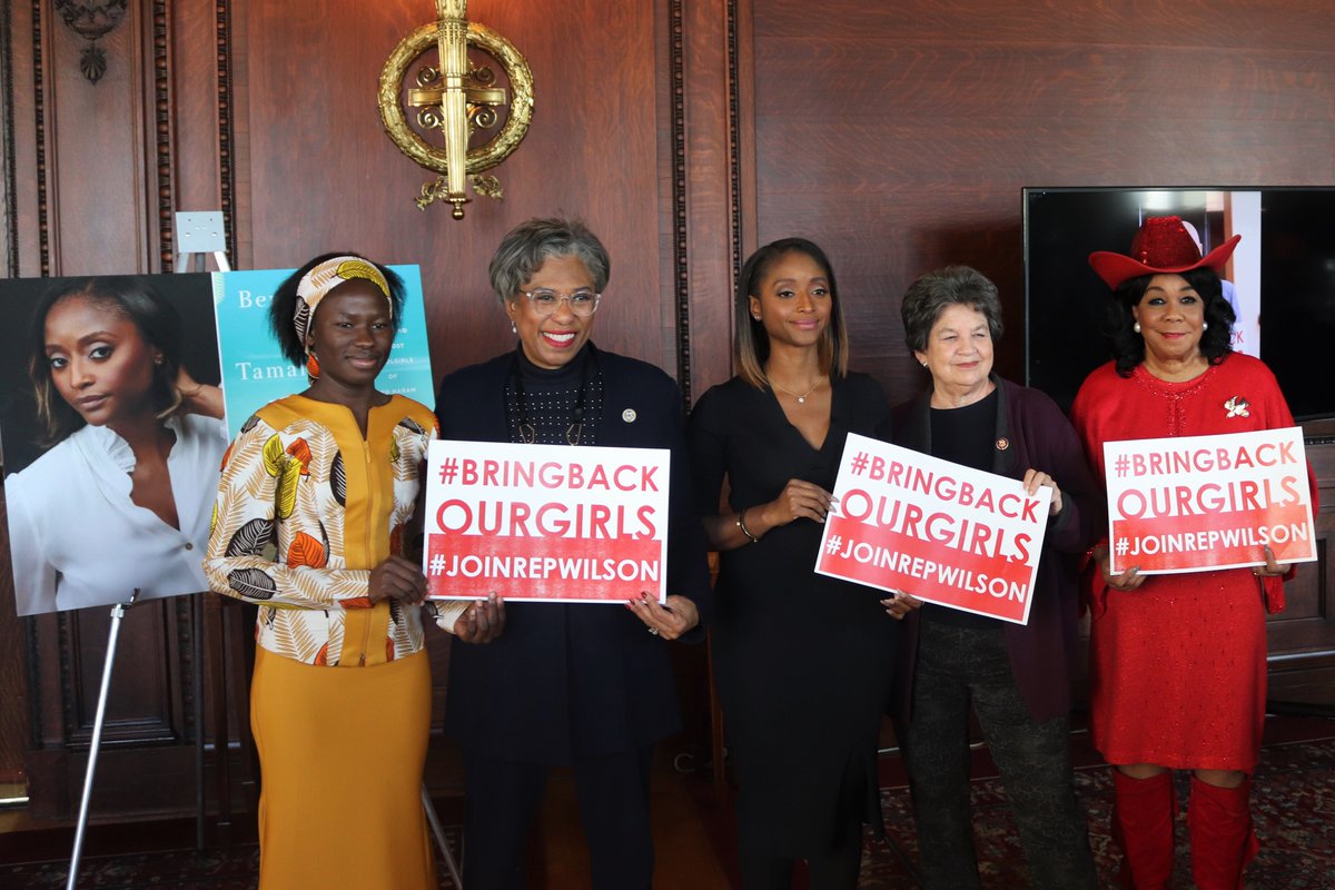 RepWilson's tweet photo. The hopes, dreams and aspirations of 112 young women are still on hold. We must keep fighting to #BringBackOurGirls. #JoinRepWilson #NeverForget https://t.co/SfoVAPbxEM