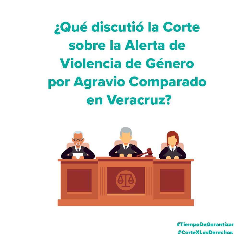 MexfamAC's tweet photo. 🤔¿Qué discutió la Corte sobre la Alerta de Violencia de Género por Agravio Comparado en Veracruz?🤔
#Mexfam
#CorteXLosDerechos
#TiempoDeGarantizar https://t.co/SZkjiQar52