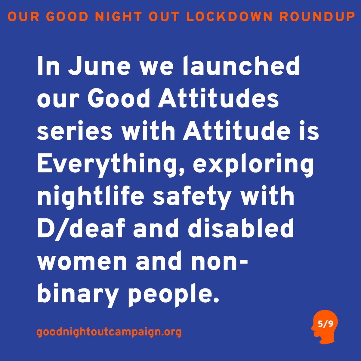 _goodnightout's tweet photo. We shared weekly videos from our #GoodAttitudes video series with @attitudetweets. We held a workshop with D/deaf and disabled women and non-binary people which explored nightlife safety and accessibility  

https://t.co/oLzRh3FmnG https://t.co/EHDTu3Fwbr
