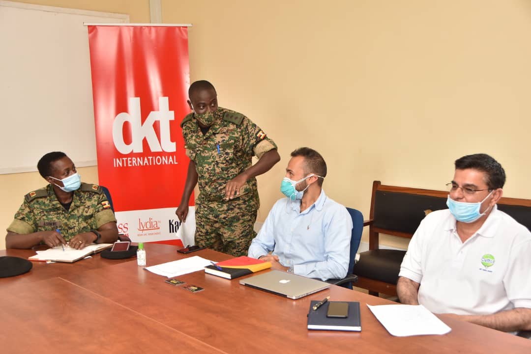 dembegroup's tweet photo. The CEO of @dembegroup Anil Damani &amp; the Director, Adim Damani delivered the condoms at UPDF’s Bombo Military Hospital in Luwero. The duo was received by Brig. Gen. Dr Parick Ocen &amp; Hon. Maj. Evelyn Assimwe, on behalf of the Chief Medical Services of the UPDF. https://t.co/xUJeUwASGz