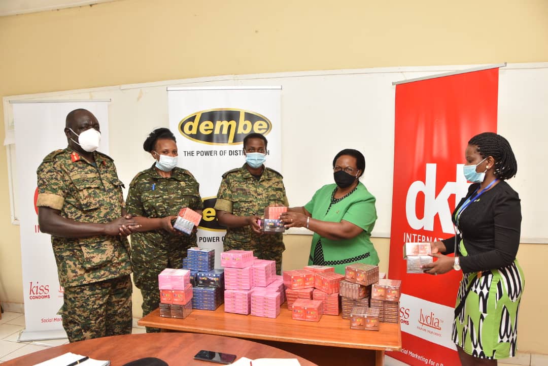 dembegroup's tweet photo. The CEO of @dembegroup Anil Damani &amp; the Director, Adim Damani delivered the condoms at UPDF’s Bombo Military Hospital in Luwero. The duo was received by Brig. Gen. Dr Parick Ocen &amp; Hon. Maj. Evelyn Assimwe, on behalf of the Chief Medical Services of the UPDF. https://t.co/xUJeUwASGz
