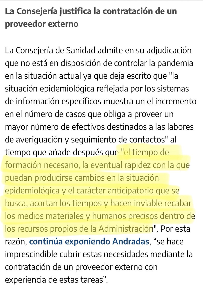 miguelmontejo74's tweet photo. Que no caiga en el olvido:

🗓 El 13 de mayo Ayuso aseguraba tener equipos de rastreadores PROPIOS para controlar posibles casos.

🆘Hoy, 10 de agosto, justifica externalizar el rastreo porque en la situación actual es inviable recabar recursos materiales y humanos PROPIOS. https://t.co/ga5YRjC1ve