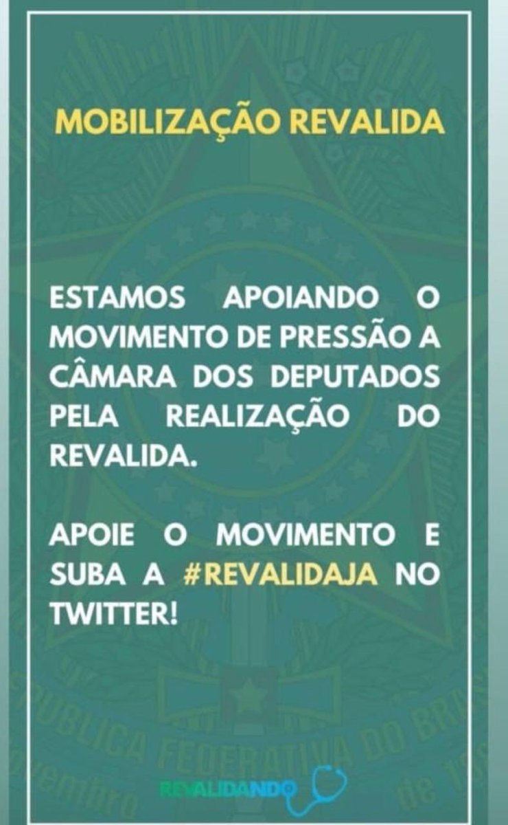 claraabouchet's tweet photo. Em plena pandemia a elite médica não deixar os medicos formados no exterior ajudar... isso eh tao brasil #RevalidaJá #Revalida2020 #PL3716 #EuApoio
@RodrigoMaia @camaradeputados @inep_oficial @MEC_Comunicacao @jairbolsonaro https://t.co/z7MWmzrSbD