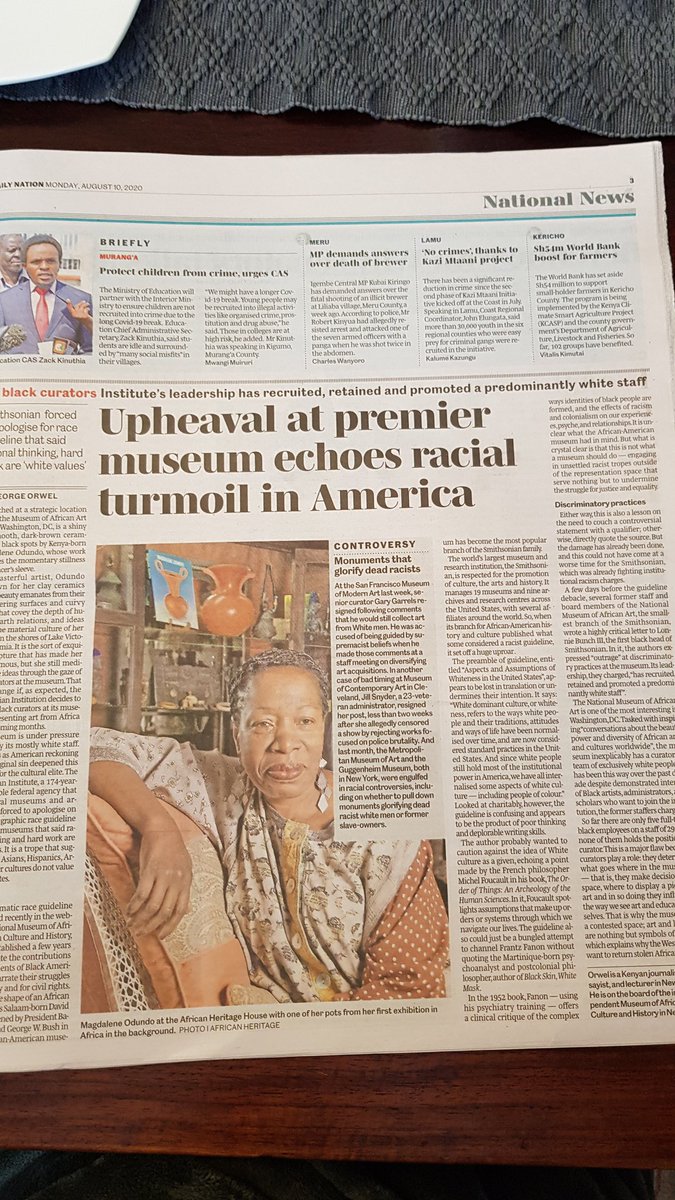 WambuiKamiru's tweet photo. And today this impressive article. There is something to be said about reading widely and @dailynation is beginning to shift things in news articles. https://t.co/IOFsUAjKdz