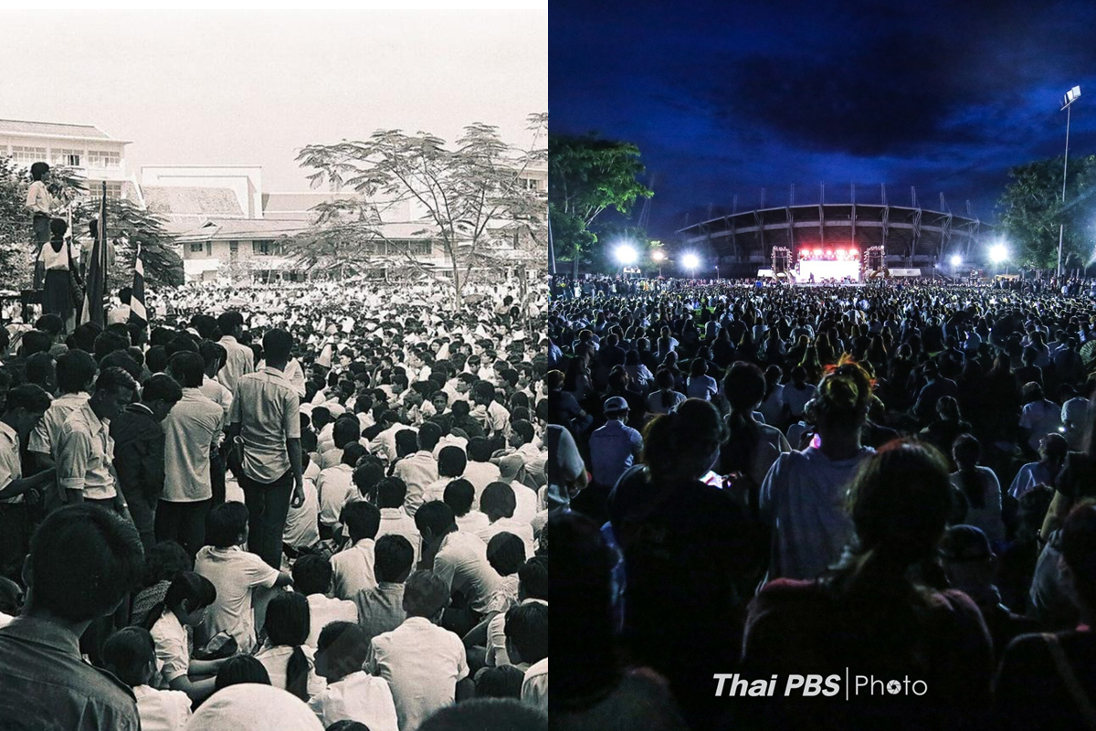 ronnaroj1992's tweet photo. ศึกที่เธอจะสู้ในวันนี้
เป็นศึกที่พ่อแม่แพ้มาก่อน
เธอจึงแบกความหวังความอาวรณ์
ของคนรุ่นก่อนก่อนไว้เต็มมือ

จากผ้าขาวผืนน้อยของแม่พ่อ
สู่ธงรอชูชัดสะบัดถือ
นำชนท้าชนปลุกให้ลุกฮือ
เข้าปีนปลดขื่อขลังจนพังครืน !

#ธรรมศาสตร์จะไม่ทน https://t.co/uOSgdOtTvQ