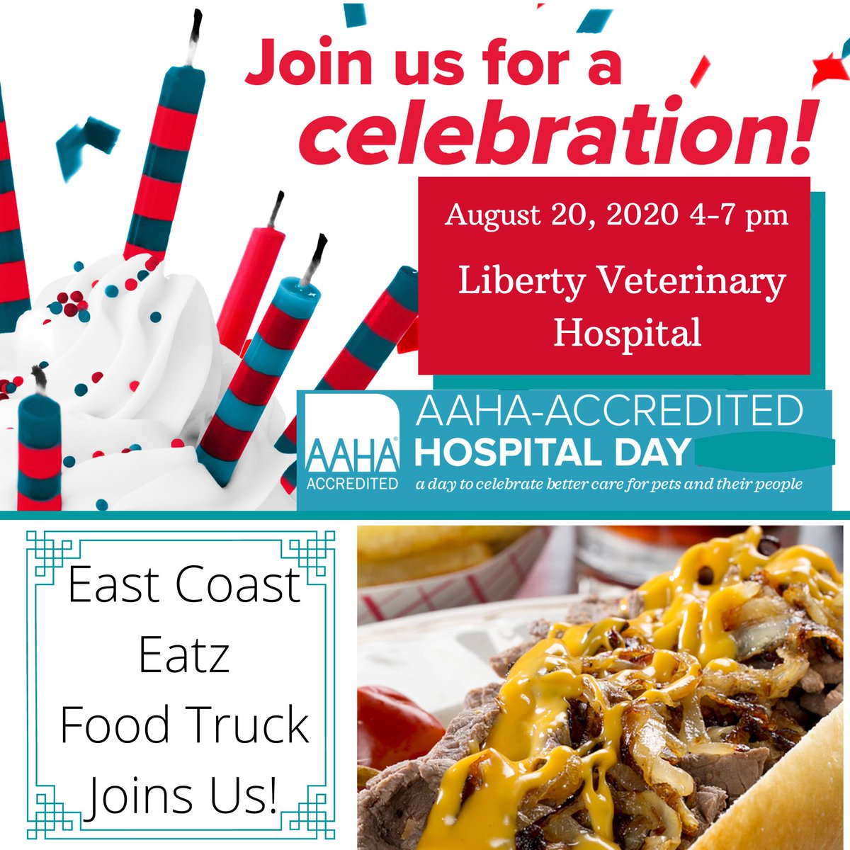 Can you join us Thursday Aug 20th from 4-7pm to celebrate? 6823 Yankee Rd, Liberty Twp, OH 45044 / ow.ly/BOFl50AVtTh
East Coast Eatz Food Truck will be here!
#AAHADay <a href="/EastCoastEatz/">East Coast Eatz</a> 
Order online ow.ly/X43650AVtTi