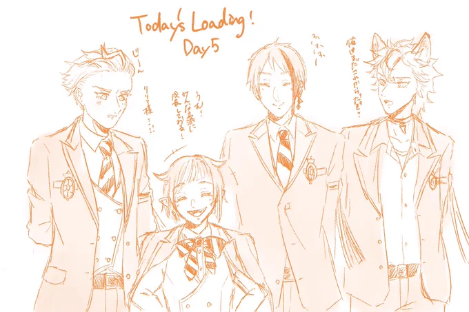 本日のローディング画面⚡️???
〜day5〜  心は誰よりも大きい? 