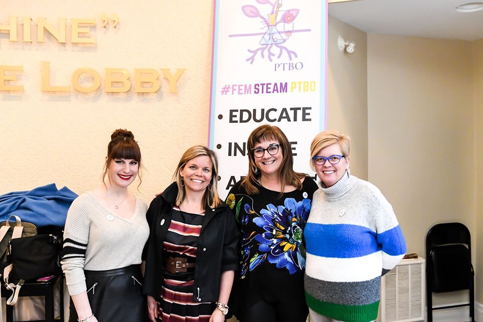 FemSteamPtbo's tweet photo. Throwback to the beginning of March when we attended the @InnovationPtbo's #ECTalks with @manjitminhas and spread the word about #FemSteamPtbo!
Learn more about our vision: https://t.co/5WXwtU61Um #ptbo #kawarthas #GirlsInSTEM https://t.co/0PjErXfblJ
