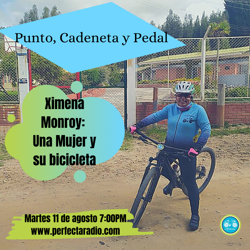 BiciCosturera's tweet photo. Esta semana en Punto, Cadeneta y pedal, Ximena Monroy, integrante de El Costurero, su historia de vida y su experiencia con la bicicleta.
Sintonízanos el martes 11 de agosto a las 7:00PM hora colombiana por https://t.co/ej7KwOJxBw
#elcostureropaipa #Redimyd #Paipa #mujeresenbici https://t.co/vBbqb5KSYg