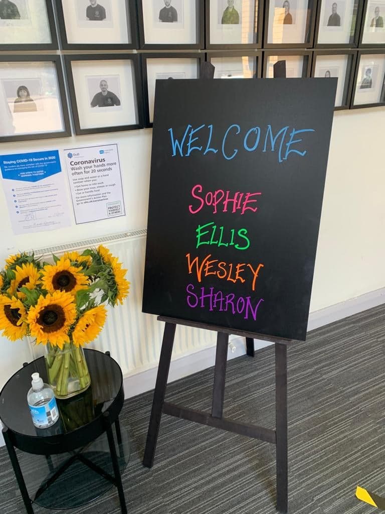 Feeling very welcome at <a href="/Hatch_Interiors/">Hatch Interiors Ltd</a> this afternoon! 🌻