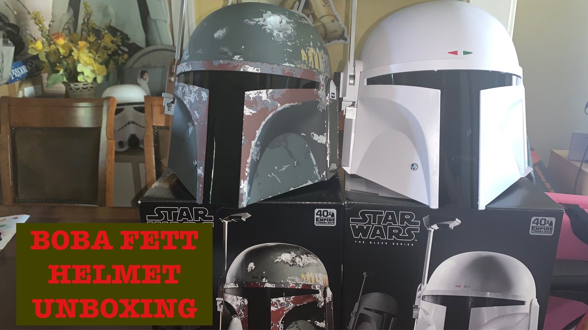 wceadventures's tweet photo. Omg we have the hasbro black series Prototype Boba Fett helmet. Check out our unboxing @Hasbro #starwars #BobaFett  https://t.co/TgqnC4UNEc https://t.co/nL2usGIEcA