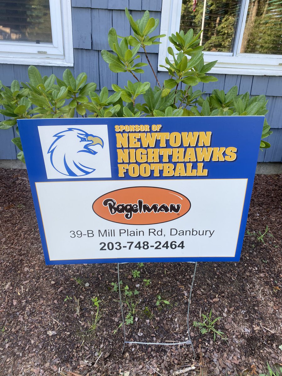 Always a fun day at the @newtownfootball annual golf tournament! #StateChamps