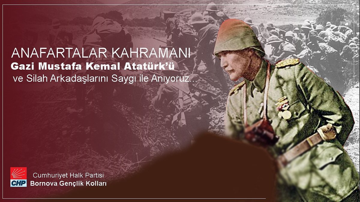 Anafartalar Zaferi’nin 105. yılında Başkomutan Gazi Mustafa Kemal Atatürk ve silah arkadaşlarını saygı ve minnetle anıyoruz. 

#10Ağustos
#AnafartalarZaferi