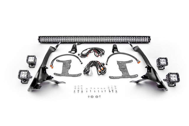 Make your Gladiator trail-ready with the ZROADZ Front Roof LED Kit including a 50-inch double row LED bar and 4 pod lights! Complete package that installs without drilling!

Check out part #Z374831-KIT4 $934.50

📸 @outlawoffroadoftexas <a href="/jeep/">Jeep</a> #jeep #gladiator