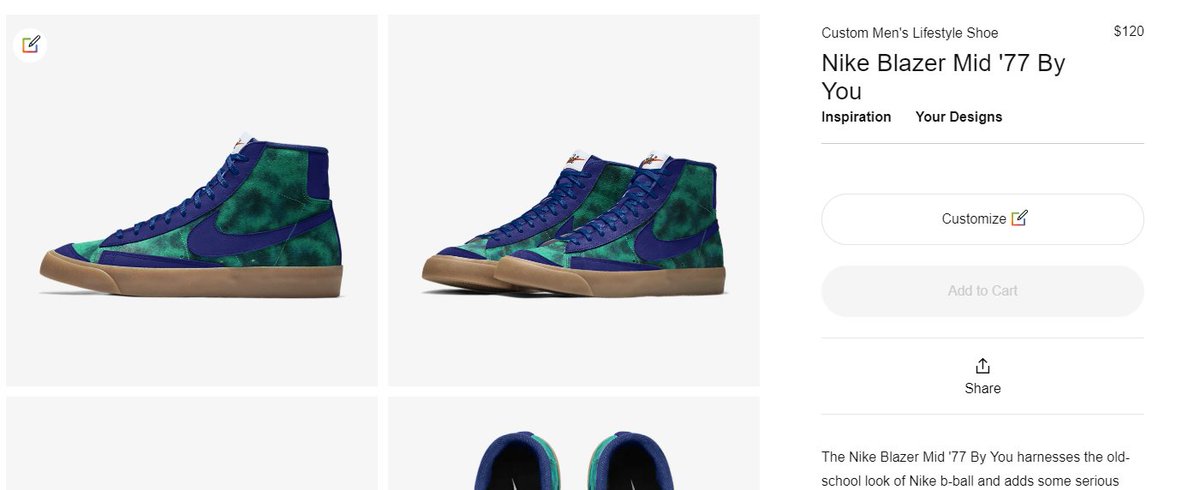 nike blazer mid 77 about you